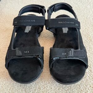 Skechers Men's Louden Open Toe Sandal W/Strap Closure Extra Wide 10WW Outdoor